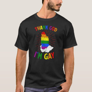 Gott sei Dank bin ich Gay Lgbtq Christlich Gay Pri T-Shirt