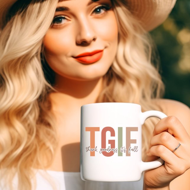 Gott sei Dank ist es Fall Kaffeetasse (Von Creator hochgeladen)