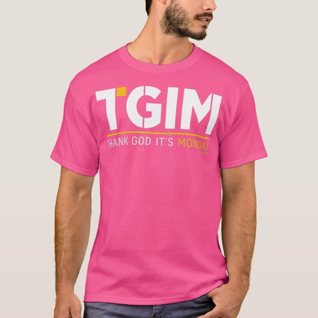Gott sei Dank ist Montag T-Shirt (Vorderseite)