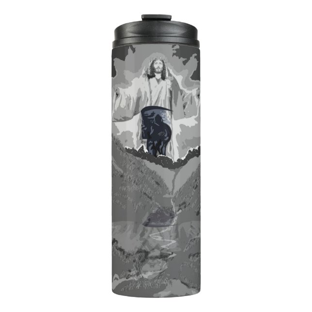 Gott sei Dank. Tod Thermosbecher (Vorderseite)