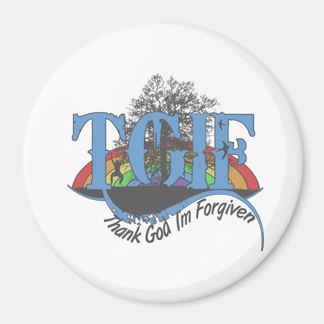Gott sei Dank werde ich TGIF vergeben Magnet (Vorne)