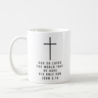 Gott so liebte diese Welt Johannes 3 16 Kaffeetasse