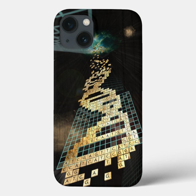 Gott spielt nicht Würfel 2014 Case-Mate iPhone Hülle (Rückseite)