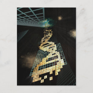 Gott spielt nicht Würfel 2014 Postkarte