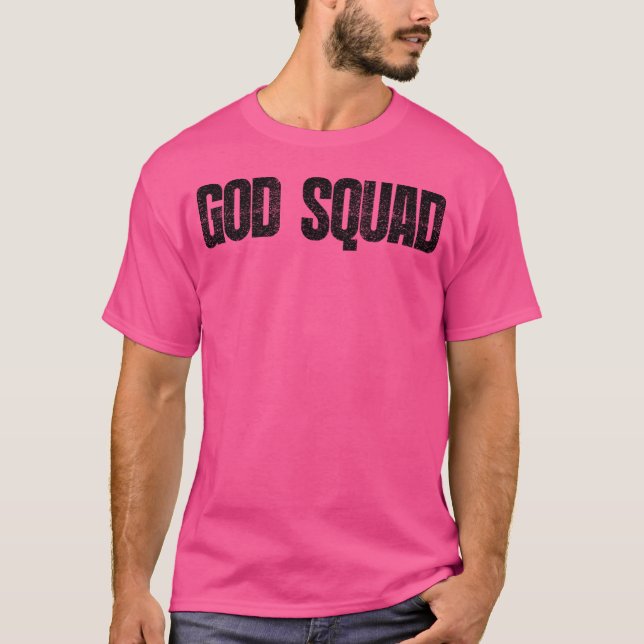 Gott Squad Black Vintag T-Shirt (Vorderseite)