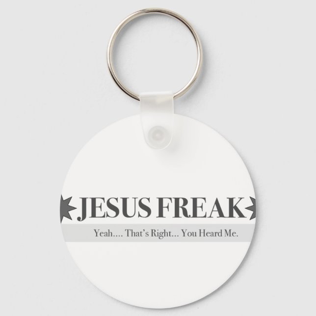 Gott Squad Jesus Freak Schlüsselanhänger (Vorderseite)