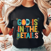 Gott steckt in den Details Christlich Bunt Boho-Sc