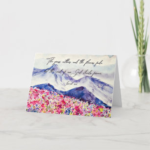 Gott steht für immer Grußkarte Karte