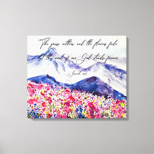 Gott steht für immer leinwanddruck