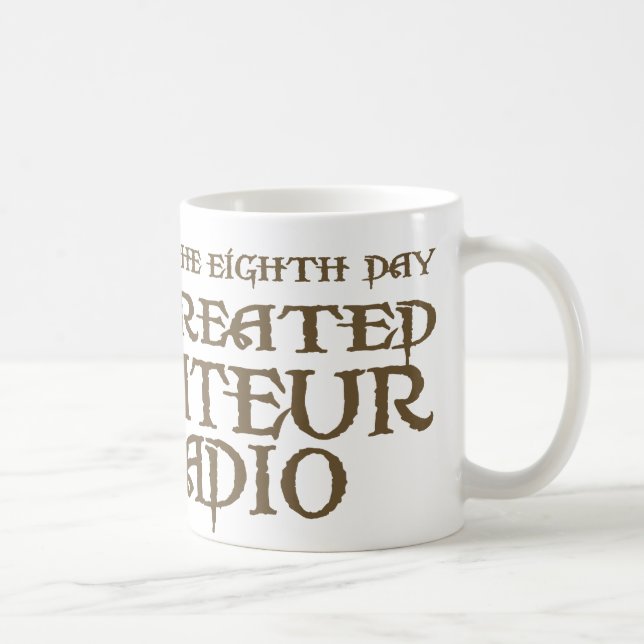 Gott stellte Amateurradio her Kaffeetasse (Rechts)