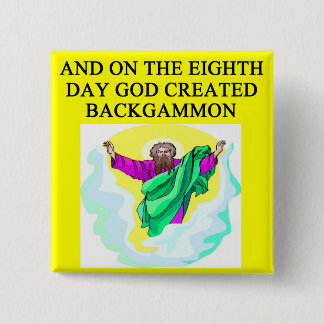Gott stellte Backgammon her Button