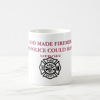 Gott stellte Feuerwehrmänner Tasse her