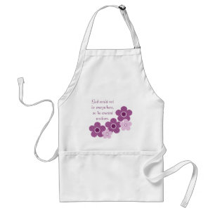 Gott stellte Mutter-Blumen-Schürze, Lavendel her Schürze
