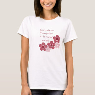 Gott stellte Mutter-gemusterten Blumen-T - Shirt, T-Shirt