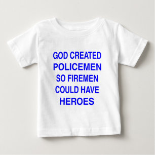 Gott stellte Polizisten her Baby T-shirt