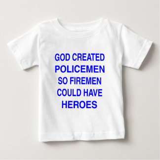 Gott stellte Polizisten her Baby T-shirt