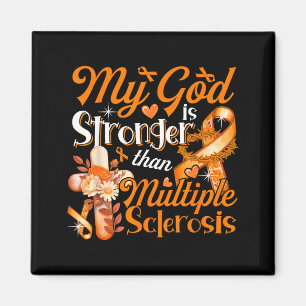Gott Stolz Stärker Als Multiple-Sklerose-Kostüm Magnet