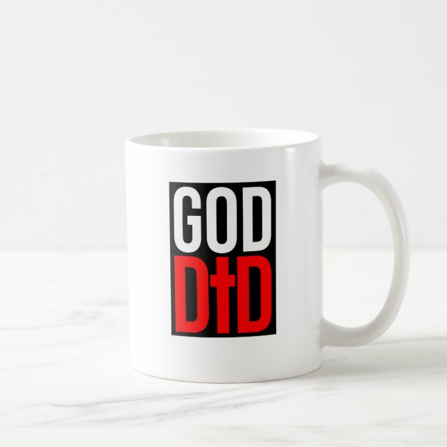 Gott tat - Inspiration Christlich Kaffeetasse (Rechts)