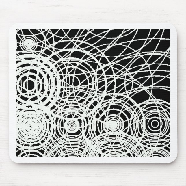 Gott-Touchs das schwarze Wasser Mousepad (Vorne)