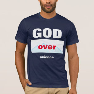 GOTT über T - Shirt der Wissenschaft