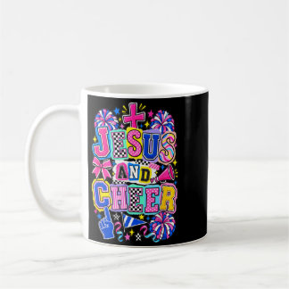 Gott und Cheer Christlicher Cheerleader Glaube Spo Kaffeetasse