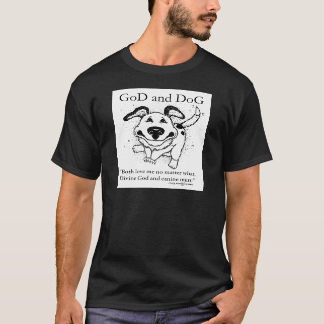 Gott und Hund T-Shirt (Vorderseite)