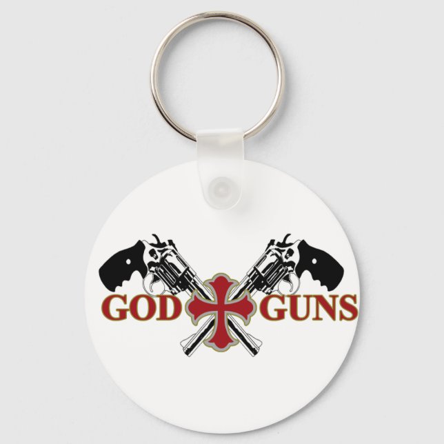 Gott und Waffen Schlüsselanhänger (Vorderseite)