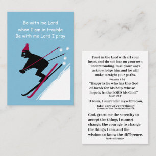 Gott unsere Hilfe in schwierigen Zeiten Visitenkarte