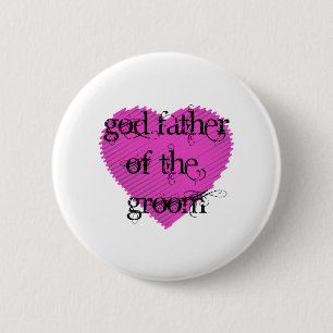 Gott Vater des Grooms Button