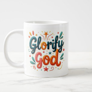 Gott verherrlichen Jumbo-Tasse