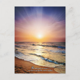 Gott versteht unsere Gebete auch wenn... Postkarte