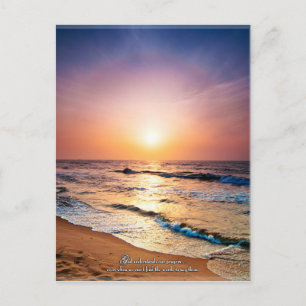 Gott versteht unsere Gebete auch wenn... Postkarte