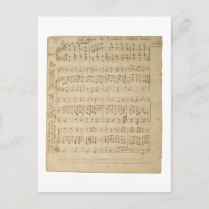 Gott verteidigt Neuseeland Original Manuskript 187 Postkarte