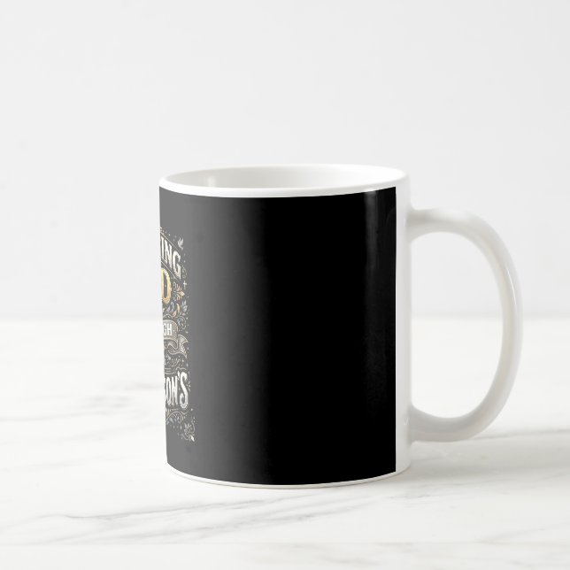 Gott vertrauen durch Parkinson-Bewusstsein Kaffeetasse (Rechts)
