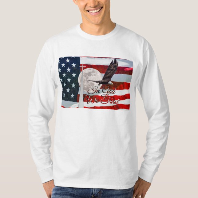 Gott vertrauen wir dem langsamen Shirt (Vorderseite)