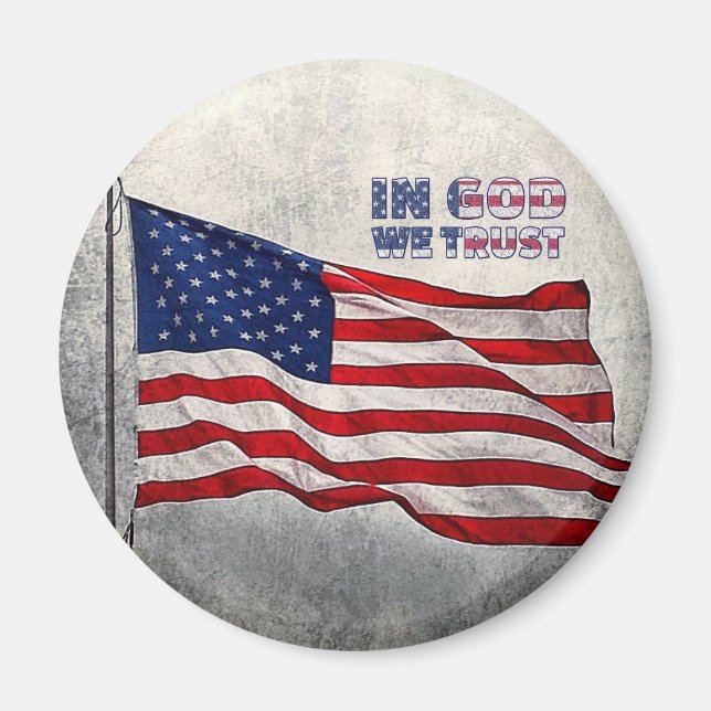 Gott vertrauen wir Magnet (Vorne)