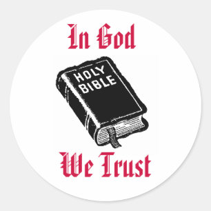 Gott vertrauen wir Sticker