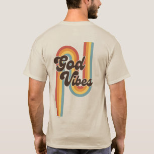 Gott Vibes Vintag Retro Glaube Christlich T-Shirt