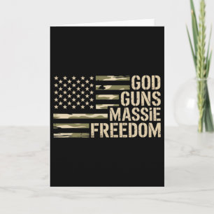 Gott Waffen Mie Freiheit Thomas Tarnmuster Usa-Fla Karte