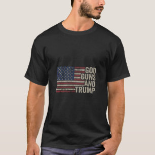 Gott Waffen Und Trump - Pro Gott Waffe Lustiger Re T-Shirt