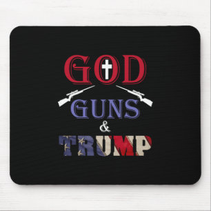 Gott Waffen Und Trump Trump Republikaner Mousepad