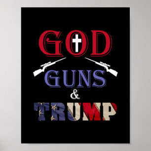Gott Waffen Und Trump Trump Republikaner  Poster