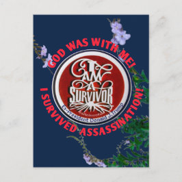 "GOTT WAR MIT MIR" ICH BIN EINE ÜBERLEBENDE Postka Postkarte