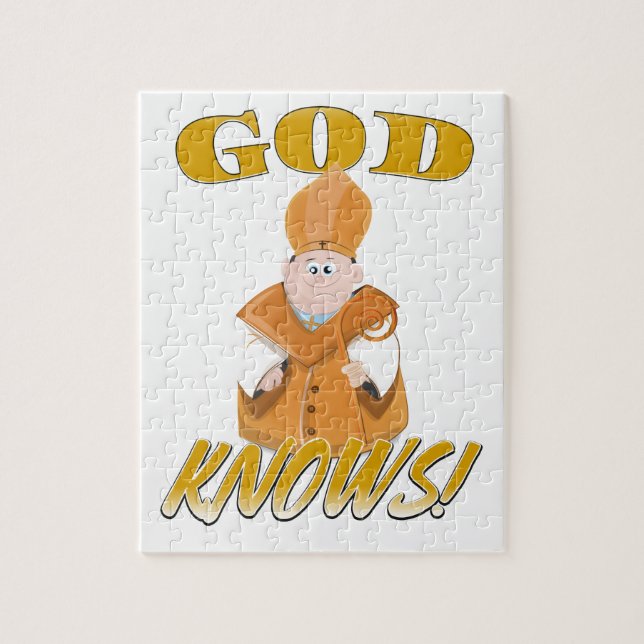 Gott weiß! puzzle (Vertikal)