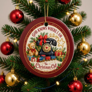 Gott weiß Weihnachtsschmuck