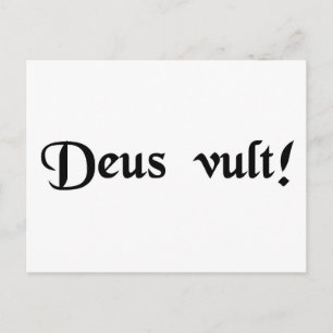 Gott will es! postkarte