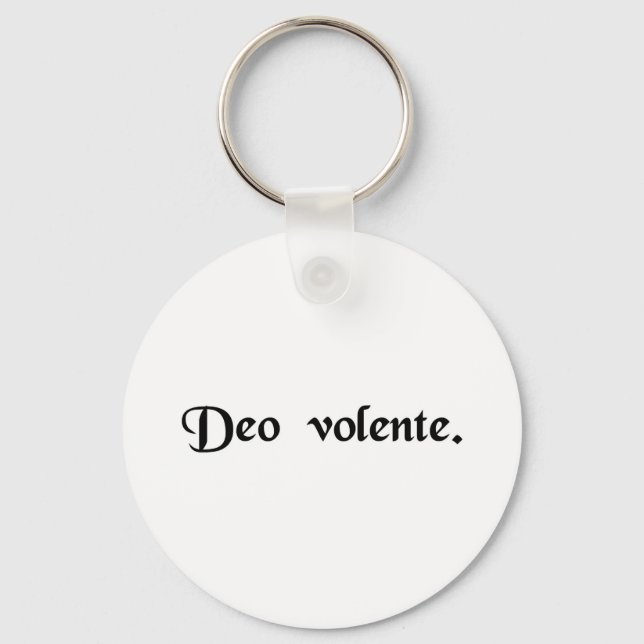 Gott will schlüsselanhänger (Vorderseite)