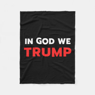 Gott Wir Trump Trump Pro Präsident Donald Trump Un Fleecedecke