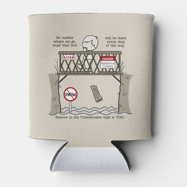 Gott wird da sein dosenkühler (Vorderseite)