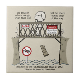 Gott wird da sein fliese